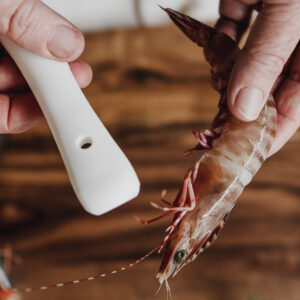 Back of Prawn Peeler Back of Prawn Peeler